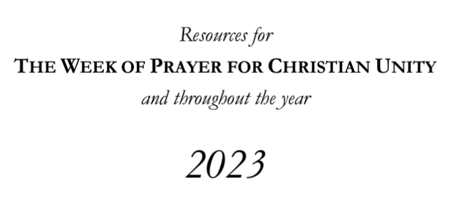 Titelblad van de pdf Resources for the week of prayer 2023